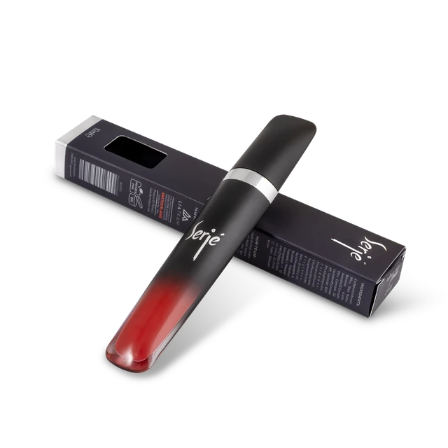 رژ لب مایع مخملی مات سرژه کد 101 (Classic Red) - Image 4